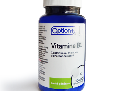 Option+ Vitamin B1 100 mg | 100 Tablets