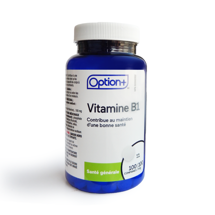 Option+ Vitamine B1 100 mg | 100 comprimés