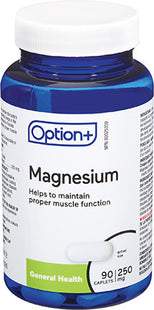 Option + - Magnesium 250 mg |  90 Caplets