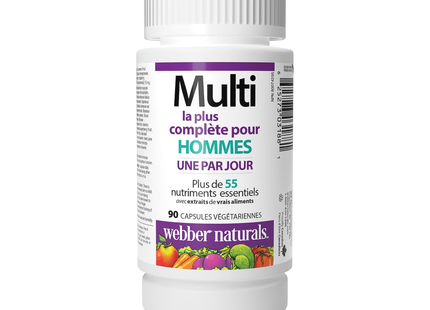 Webber Naturals - Men's Most Complete Multi | 90 Vegetable Capsules