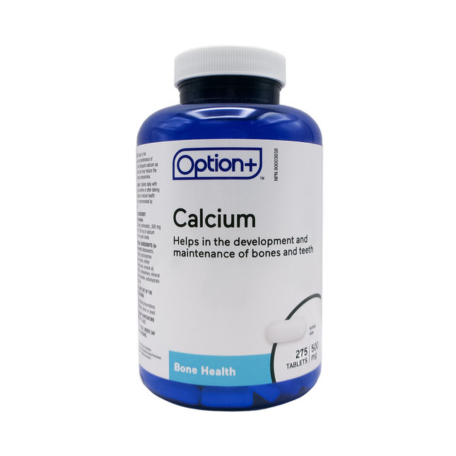 Option+ Calcium 500 mg | 275 Tablets