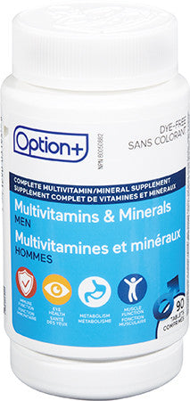 Option + Multivitamins & Minerals for Men | 90 Tabs