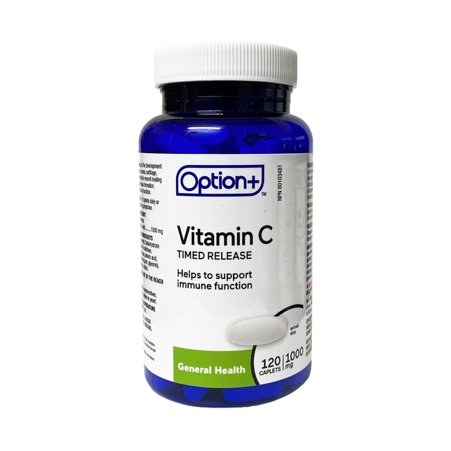 Option+ Vitamin C 1000 MG | 120 Caplets