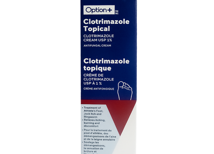 Option+ Clotrimazole Topical Cream USP 1% | 30g