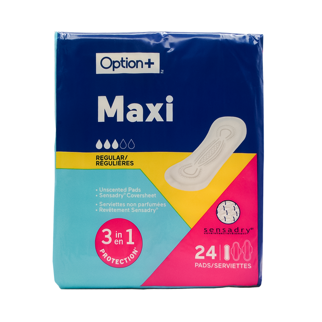 OPTION+ PLAQUETTES MAXI REG 24