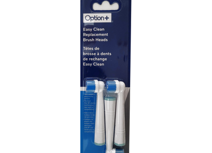 Option+ - Easy Clean Replacement Brush Heads  | 3 Pack