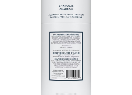 NATIVE - Aluminum Free Deodorant, Charcoal | 75 g