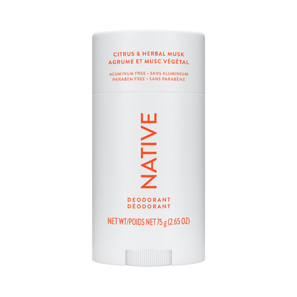 NATIVE - Déodorant sans aluminium, Agrumes et Musc aux herbes | 75 g