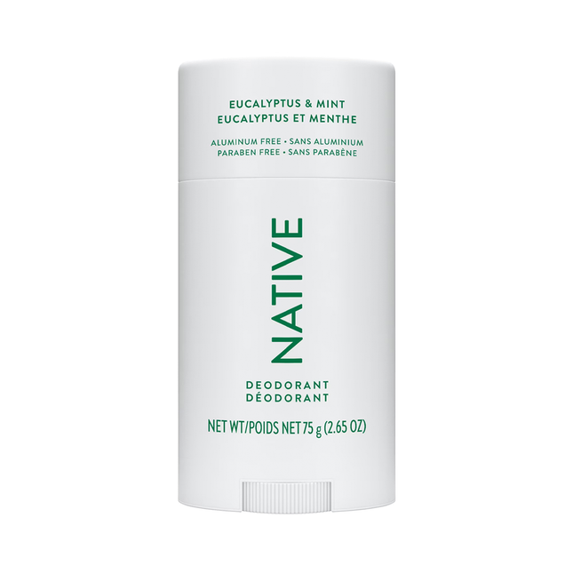 NATIVE - Aluminum Free Deodorant, Eucalyptus & Mint | 75 g