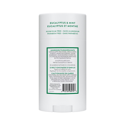 NATIVE - Déodorant sans aluminium, Eucalyptus & Menthe | 75 g