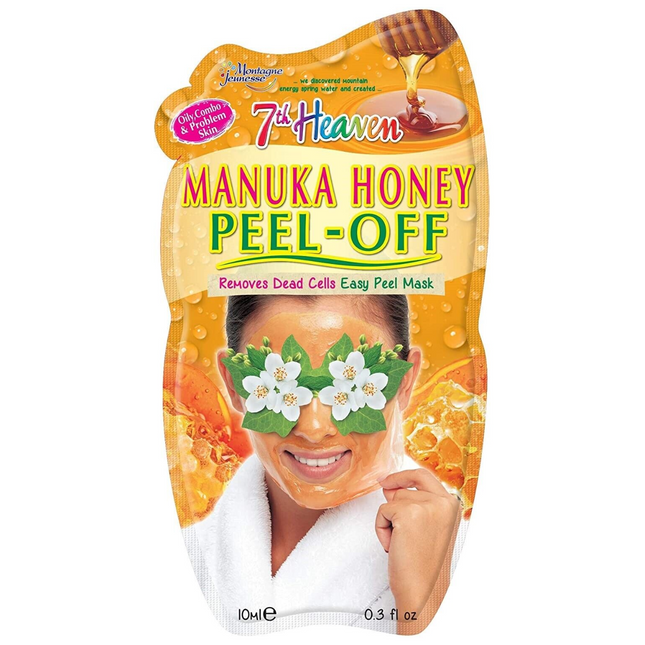 7th Heaven - Masque peel-off au miel de Manuka pour peaux grasses, mixtes et à problèmes | 10 ml