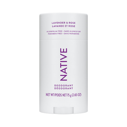 NATIVE - Déodorant sans aluminium, Lavande et Rose | 75 g