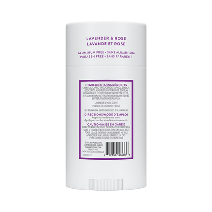 NATIVE - Déodorant sans aluminium, Lavande et Rose | 75 g