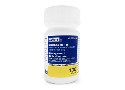 Option+ Diarrhea Relief 2mg | 100 Caplets