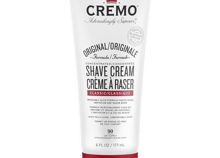 Cremo - Original Formula Concentrated Shave Cream - Classic | 177 ml
