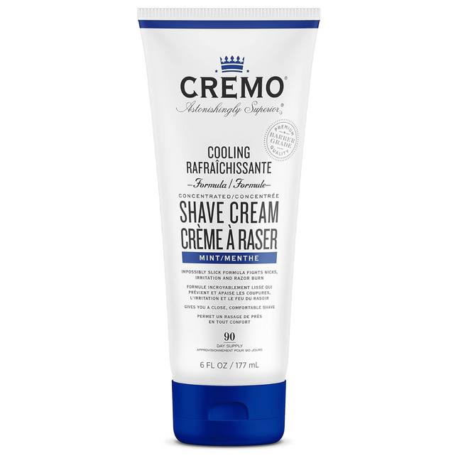 Cremo - Crème à raser concentrée formule rafraîchissante - Menthe | 177 ml