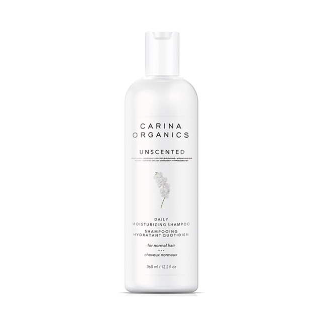 Carina Organics - Daily Moisturizing Shampoo, Unscented | 360 mL