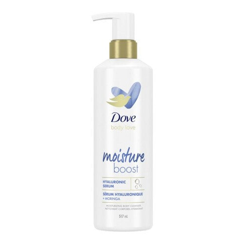Dove - Moisture Boost Body Cleanser - with Hyaluronic Serum + Moringa Oil | 517 mL