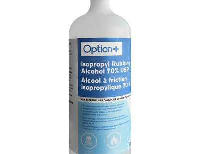 Option+ Isopropyl Rubbing Alcohol 70% USP | 500 mL