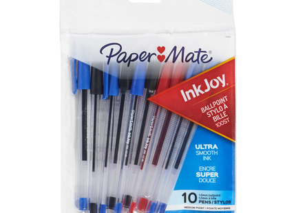 PAPERMATE INKJOY 10 STYLOS COULEURS ASSORTIES