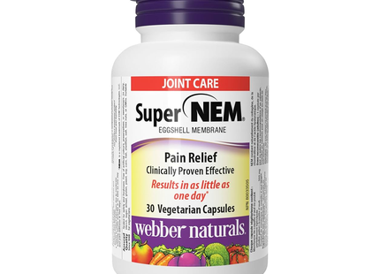 Webber Naturals - NEM 500 mg Natural Eggshell Membrane | 30 Capsules
