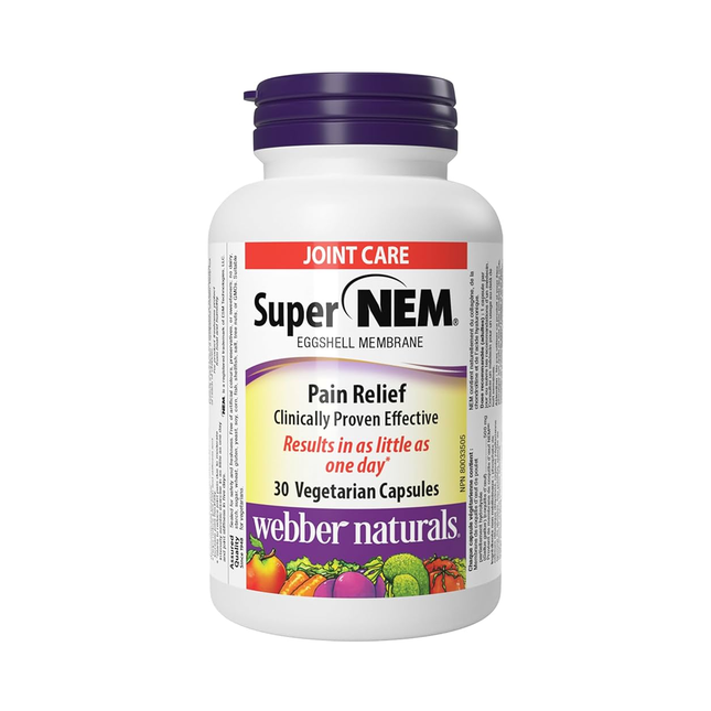 Webber Naturals - NEM 500 mg Natural Eggshell Membrane | 30 Capsules