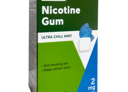 Option+ Nicotine Gum 2 mg, Ultra Chill Mint Flavour | 105 Pieces