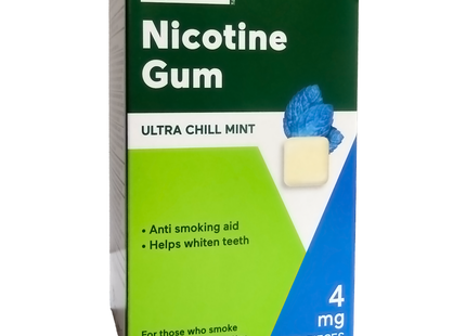 Option+ Gomme à la nicotine 4 mg, saveur menthe ultra rafraîchissante | 105 pièces