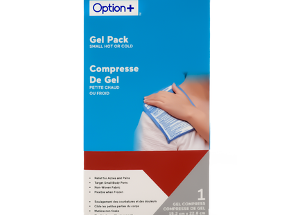 Option+ Hot or Cold Gel Pack | 1 Small Gel Compress