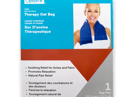 Option+ Therapy Oat Bag Hot and Cold | 1 Long Bag