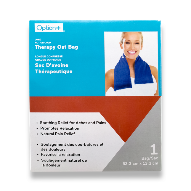 Option+ Therapy Oat Bag Hot and Cold | 1 Long Bag