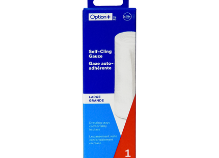 Option+ Large Self Cling Gauze 10 cm x 4.1 m | 1 Gauze