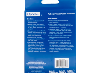 Option+ Tubular Gauze One Size | 4 Rolls