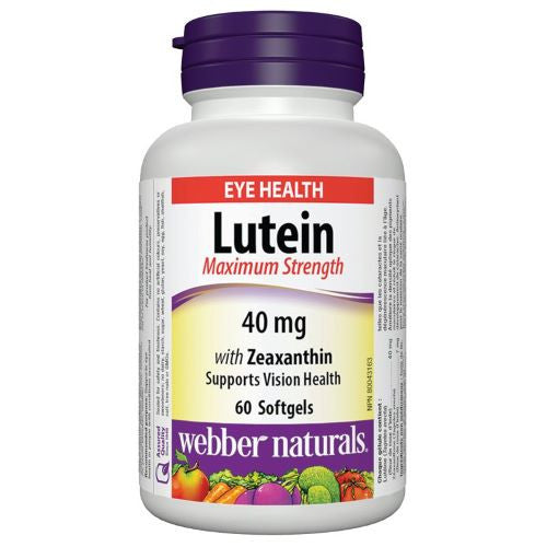 Webber Naturals - Lutein 40mg With Zeaxanthin | 60 Softgels