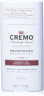 Cremo - Aluminum-Free Deodorant - Bourbon & Oak | 75 g