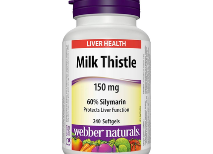 Webber Naturals - Milk Thistle 150 mg | 240 Softgels