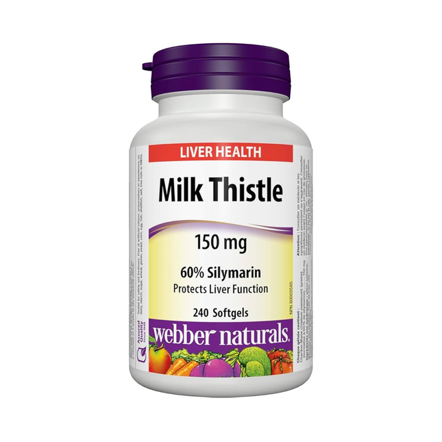Webber Naturals - Chardon-Marie 150 mg | 240 gélules