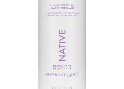 NATIVE - Aluminum Free Deodorant, Lilac & White Tea | 75 g
