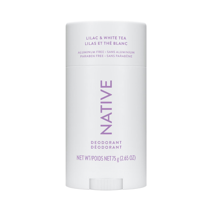 NATIVE - Déodorant sans aluminium, Lilas & Thé blanc | 75 g