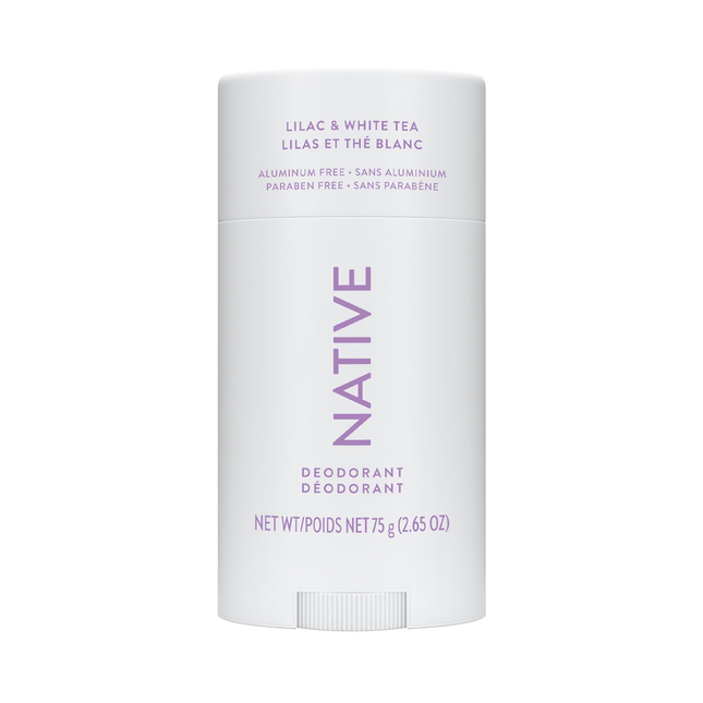 NATIVE - Aluminum Free Deodorant, Lilac & White Tea | 75 g