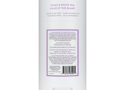 NATIVE - Aluminum Free Deodorant, Lilac & White Tea | 75 g
