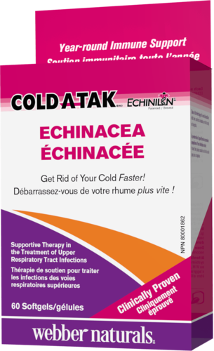 Webber Naturals Cold-A-Tak Echinacea | 60 Softgels