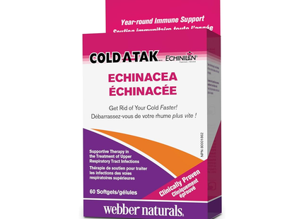 Webber Naturals Cold-A-Tak Echinacea | 60 Softgels