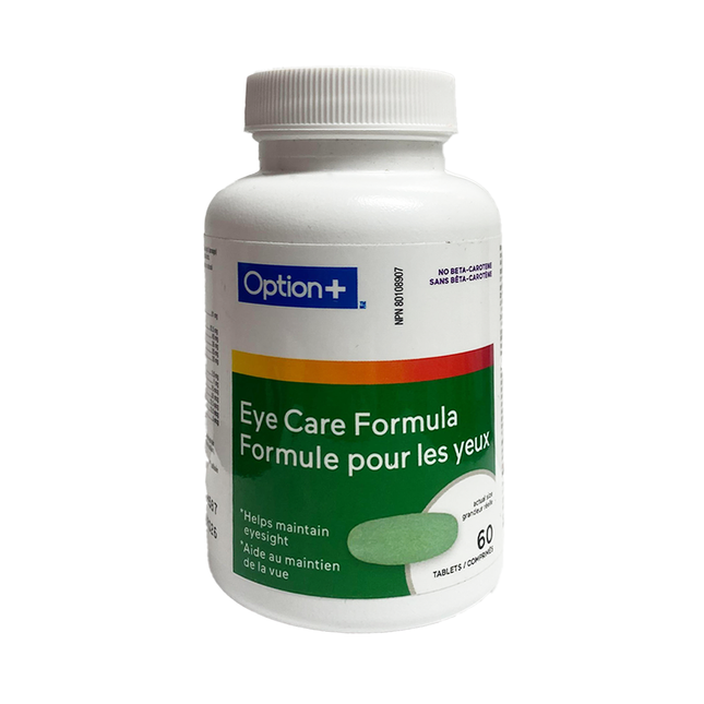 Option+ Eye Care Formula | 60 Tablets