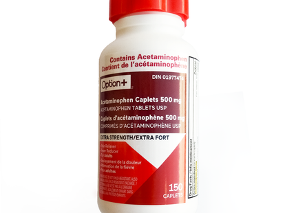 Option+ Acetaminophen 500 mg | 150 Caplets