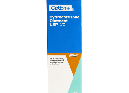 Option+ Hydrocortisone Ointment USP, 1% | 30 g