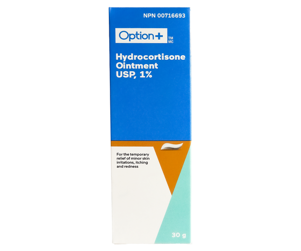 Option+ Hydrocortisone Ointment USP, 1% | 30 g – White Cross E-Store