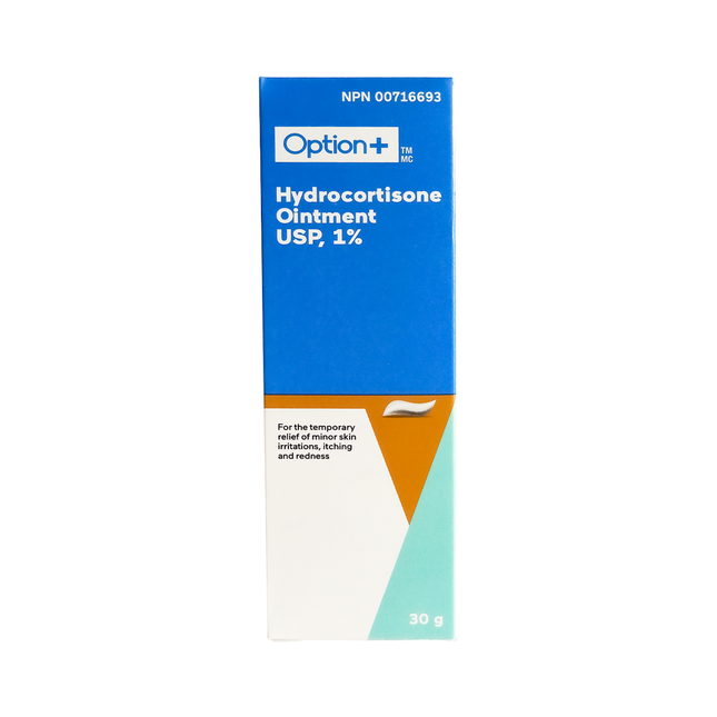 Option+ Hydrocortisone Ointment USP, 1% | 30 g