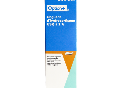 Option+ Hydrocortisone Ointment USP, 1% | 30 g