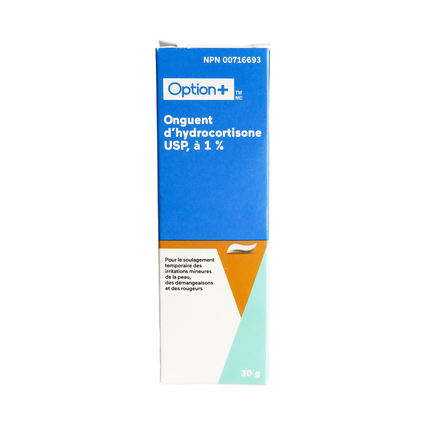 Option+ Hydrocortisone Ointment USP, 1% | 30 g